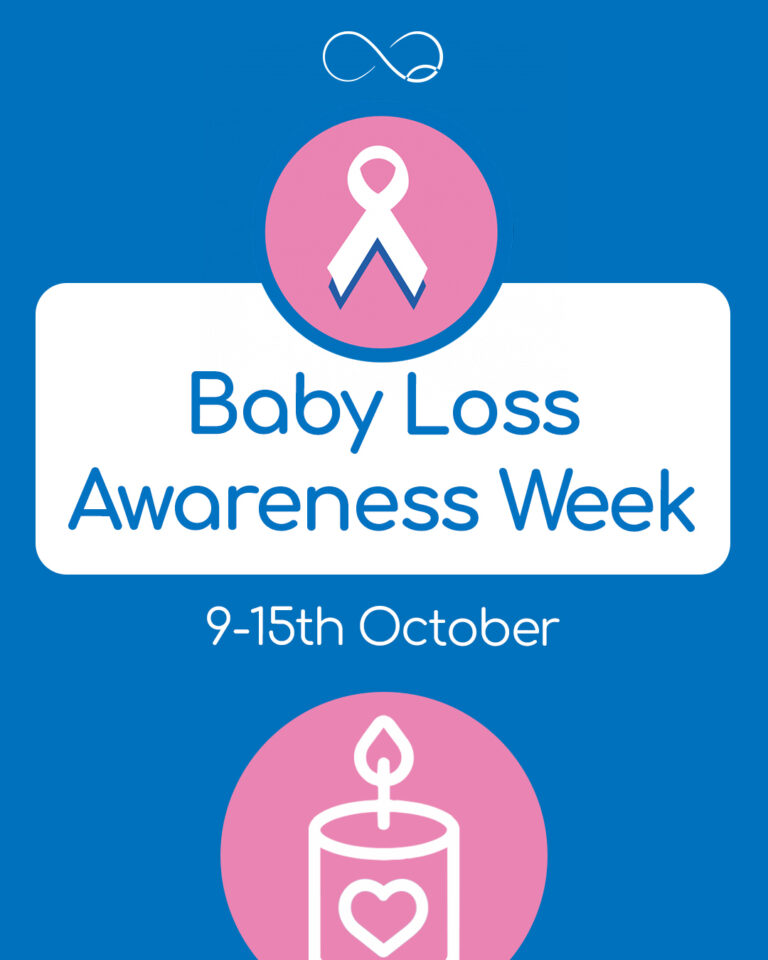 Baby Loss Awareness Week is a time to honour and remember those who left us too soon.

If you’re grieving, please be kind to yourself – remember there’s no right or wrong way to process your emotions. Whenever things feel too heavy to carry alone, reach out to your loved ones and support network, this week and every week.