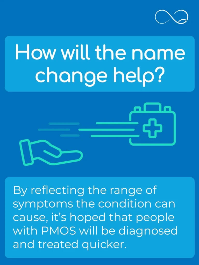 Unfortunately, many women living with PMOS wait years for a diagnosis.

This name change is a brilliant step in the right direction to reduce that wait time by improving understanding against GPs or what the condition actually looks like.

#Fertility #PMOS